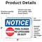 Signmission Pool Closed No Lifeguard On Duty Sign With Symbol, 5 in W x Rectangle, Vinyl Decal OS-2PACK-NS-D-35-L-17677 - alternate 5